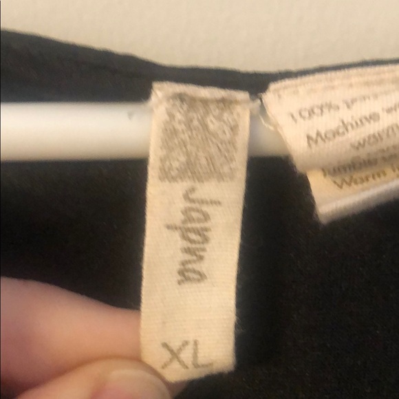 Japana V-Neck Black Chiffon Swift Dress - Picture 3 of 3